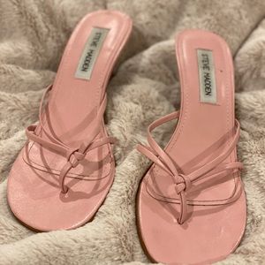 Steve Madden pink strappy heels 6.5